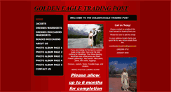 Desktop Screenshot of goldeneagletradingpost.com